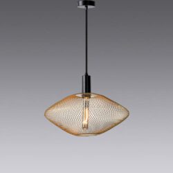 Mesh Pendant Gold